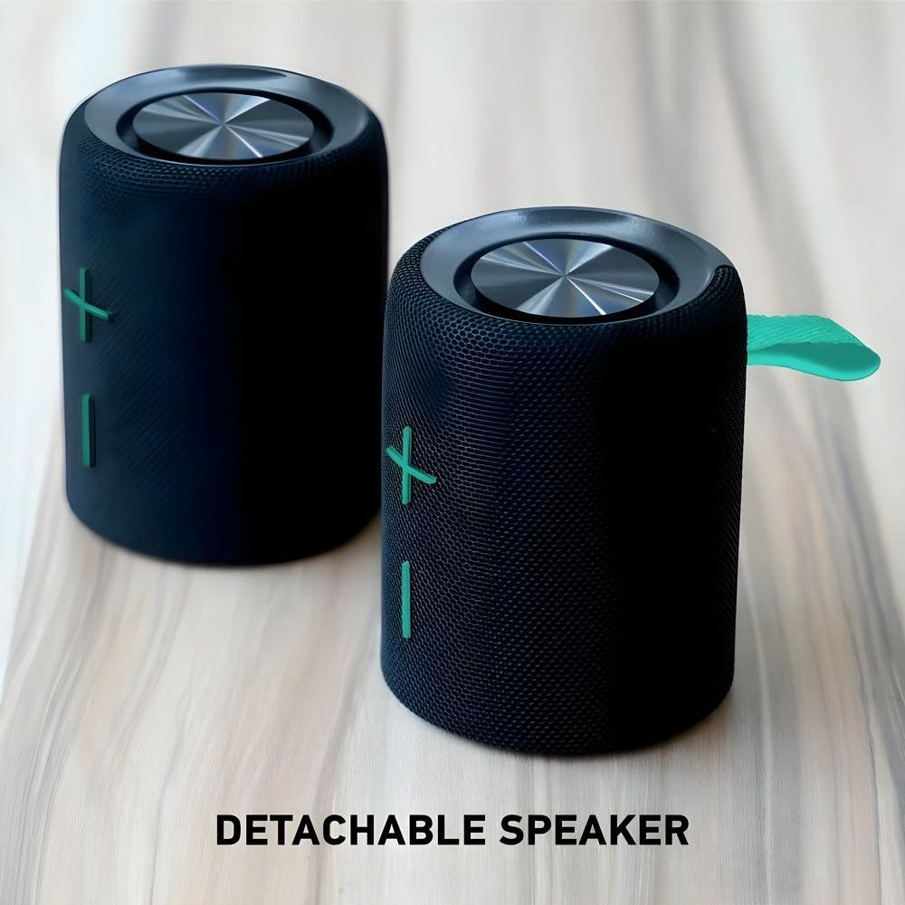 Mycandy Detachable Bluetooth Speaker, Black
