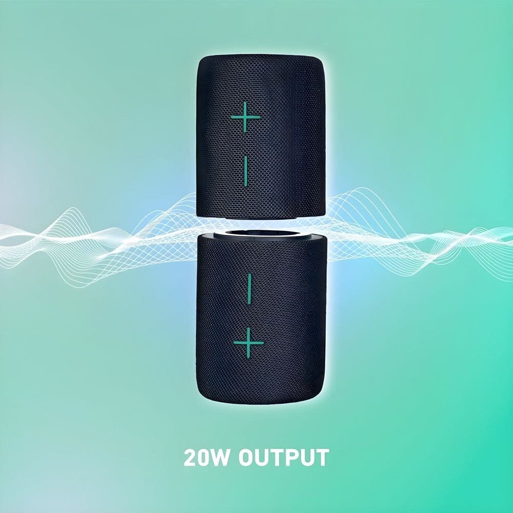 Mycandy Detachable Bluetooth Speaker, Black