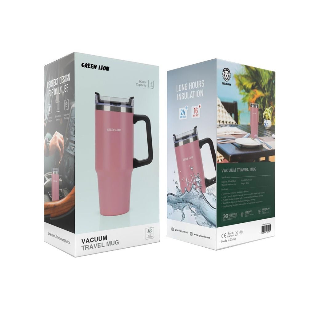 Green Lion Vacuum Travel Mug