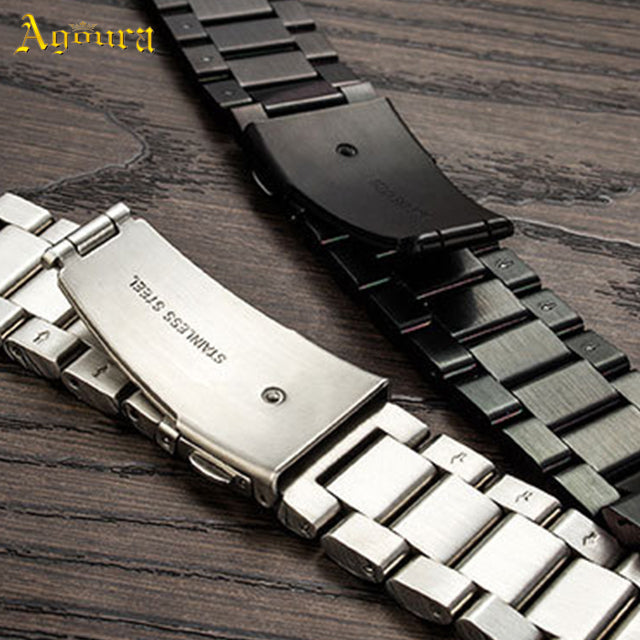 Classic stainless steel Apple watch band