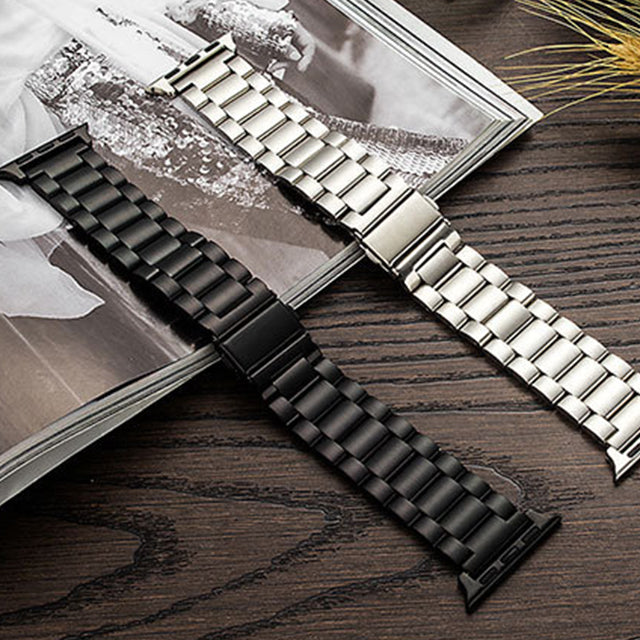 Classic stainless steel Apple watch band