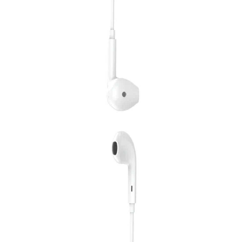 MyCandy WIRED MONO HEADSET Single WITH MFI LIGHTNING CONNECTOR WHITE