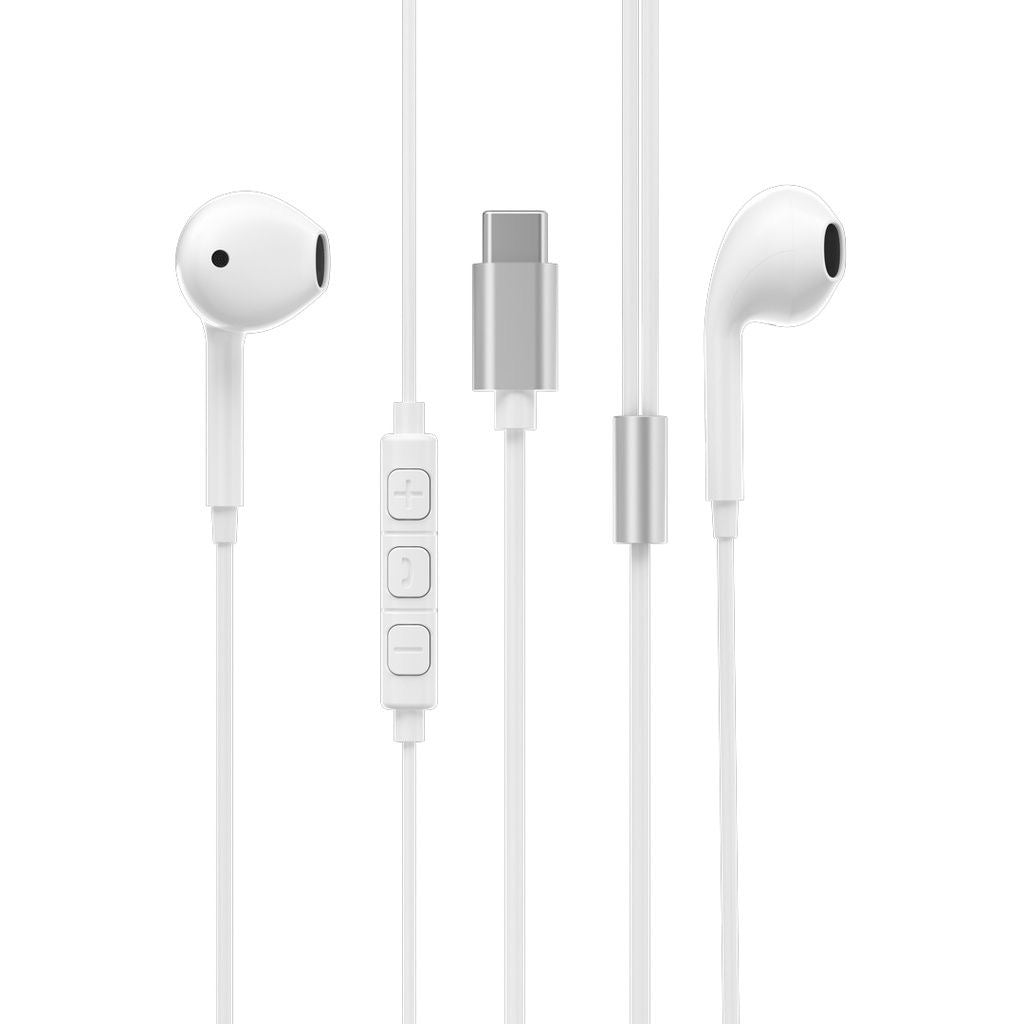 Powerology Stereo USB-C Earphones 1.2M