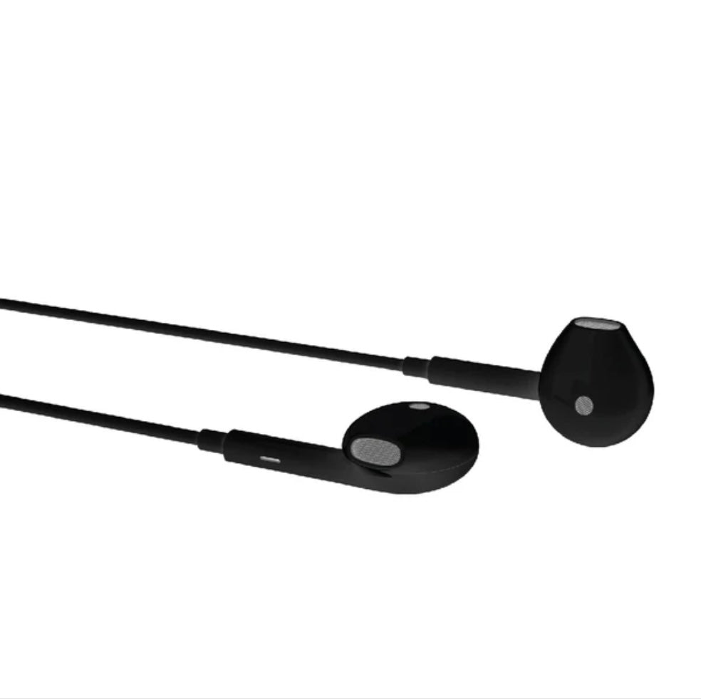 MyCandy WIRED STEREO two HEADSET WITH MFI LIGHTNING CONNECTOR BLACK