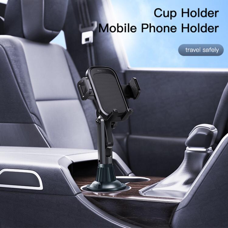 YESIDO C195 360 Degrees Rotating 4-6.7 inch Phone Bracket for Car Cup Holder Stand