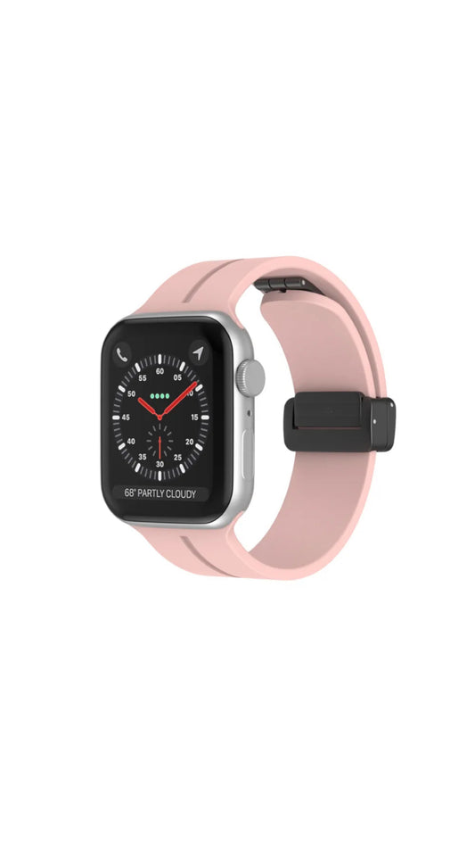 Soft Rubber Magnet Apple Watch Band